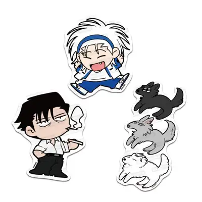 [No Way! I Don't Know? Actually I Do?!] I Don't Know I Actually Do Favorite Big Piece Sticker No.3 Licorice Set