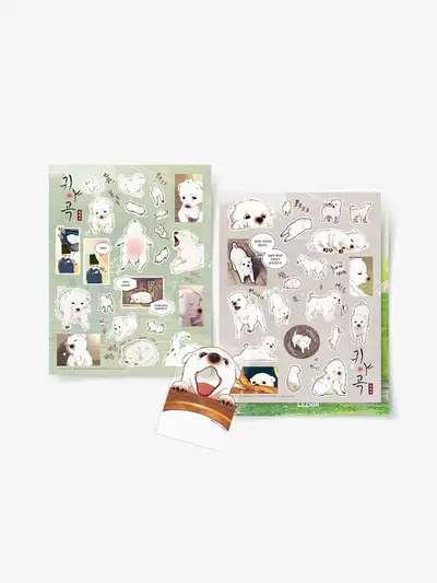Gwiyagok Palace Dog Sticker Set