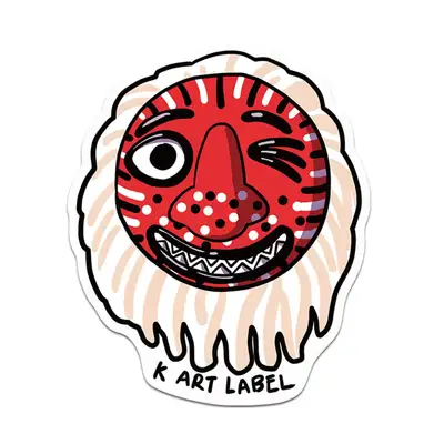 [K ART LABEL] K0114 Lion Mask