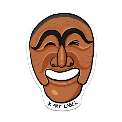 [K ART LABEL] K0113 Yangban Mask