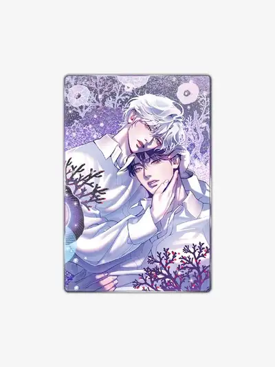 Shell Boy Glitter Acrylic Block