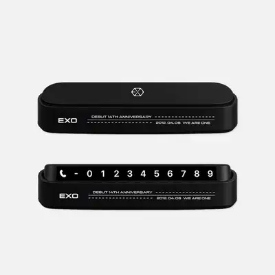 EXO 14th Anniversary Parking Plate