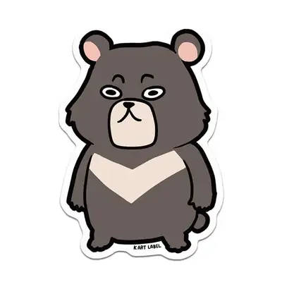 [K ART LABEL] K0079 Bear
