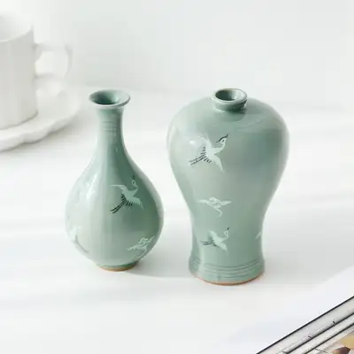 명品松月梅酒瓶套装(迷你)云鹤 14cm