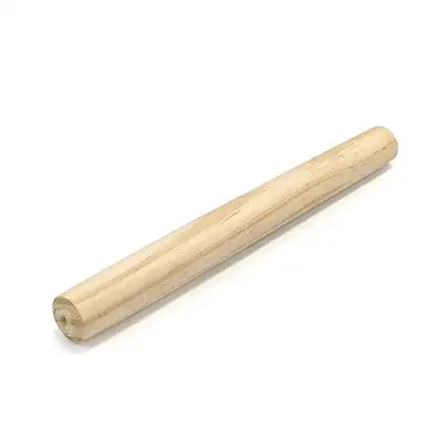 国産木製麺棒 24.5cm（キッチン調理器具 うどん麺棒 生地棒 餃子 すりこぎ ヨガ棒 足つぼ棒）