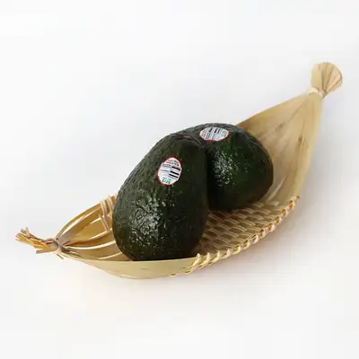 L Bamboo Pear-Shaped Fried Food Basket (French Fries Bowl, Sashimi Restaurant Plate, Izakaya Strainer, Japanese Cuisine Decorative Item)