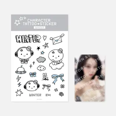 aespa 'SYNK : aeXIS LINE' TATTOO STICKER SET