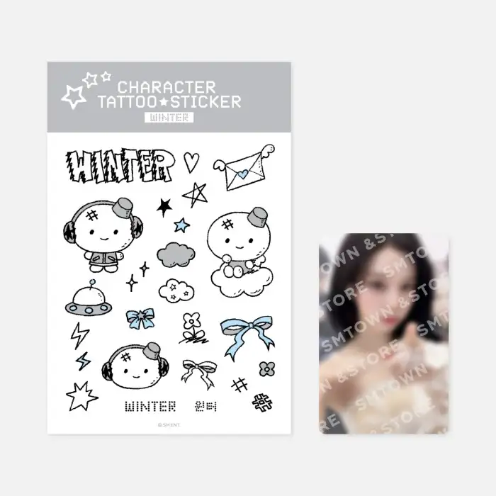 aespa 'SYNK : aeXIS LINE' TATTOO STICKER SET
