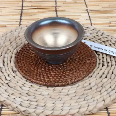 藤蔓编织圆形茶杯垫 13厘米