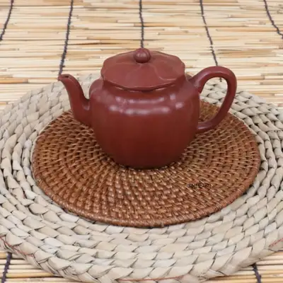 藤制圆形茶桌垫 16厘米