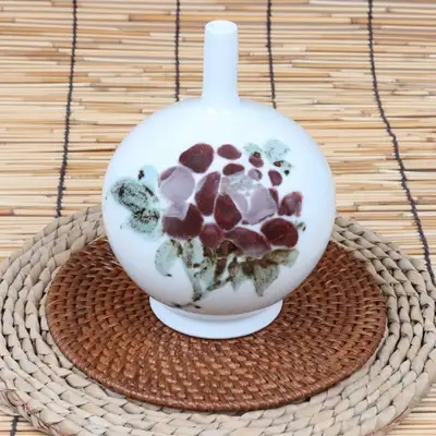 藤编圆形茶托垫 18厘米