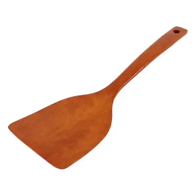 29cm Rose Wood Lacquer-Finished Straight Wooden Spatula | Wood Cooking Utensil