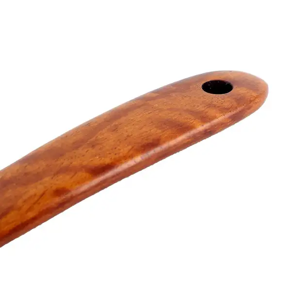 21cm Rosewood Lacquered Solid Wood Rice Paddle | Commercial Wooden Spatula Wood Cooking Tool — 3