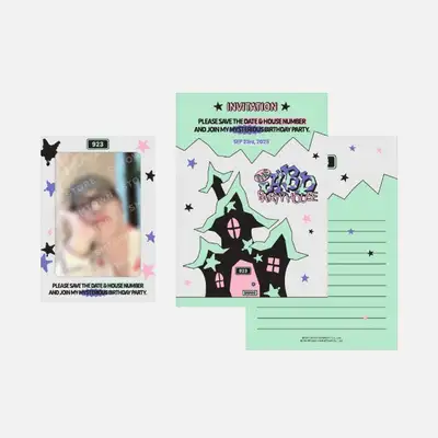 KEY ARTIST BIRTHDAY PARTY CARD