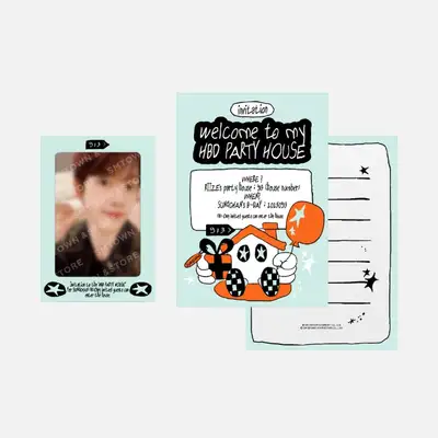 SUNGCHAN ARTIST BIRTHDAY PARTY CARD