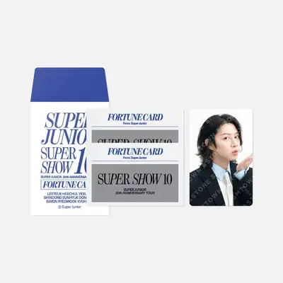 SUPER JUNIOR CONCERT 'SUPER SHOW 10' FORTUNE SCRATCH CARD SET