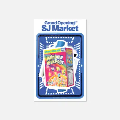 [POP-UP] SUPER JUNIOR Grand Opening! SJ Market - REMOVABLE STICKER