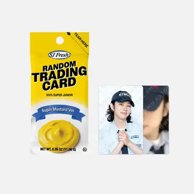 [POP-UP] SUPER JUNIOR Grand Opening! SJ Market - RANDOM TRADING CARD SET (SUPER MUSTARD ver.)