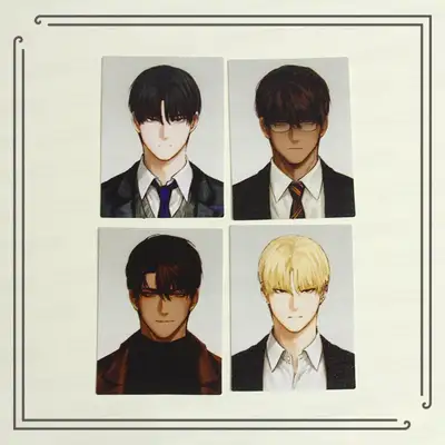 [My Roommate Does XX Too Much] Webtoon Shop Photo Studio ID Card Photo 4 Types / Webtoon ID Photo