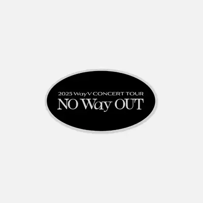 2025 WayV 'No Way Out' Logo Badge