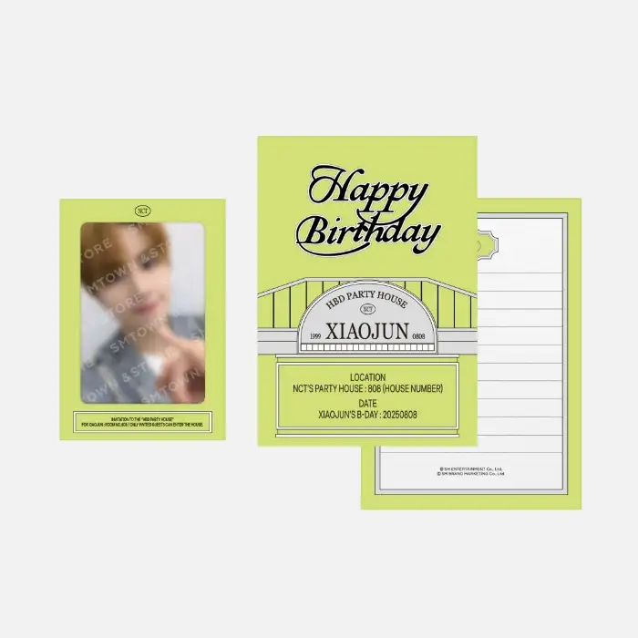 XIAOJUN ARTIST BIRTHDAY PARTY CARD