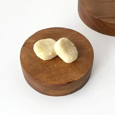 15cm 高さ丸形 ウッドサーヴィングボード | ホームパーティー チーズ プレーティング