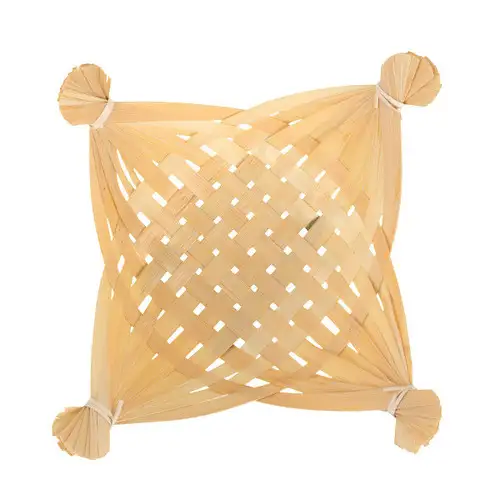 Bamboo Star-Shaped Tempura Basket (Unique Dish Sashimi Restaurant Plate Izakaya Strainer Japanese Cuisine Decorative Prop) — 3