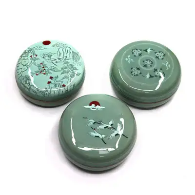 도城青瓷 4号香合&宝石盒（一体式）