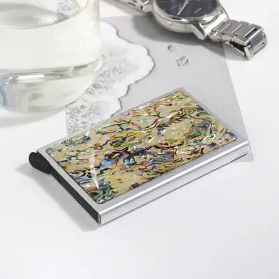 Mother-of-Pearl Lacquer Aurora Card Case M