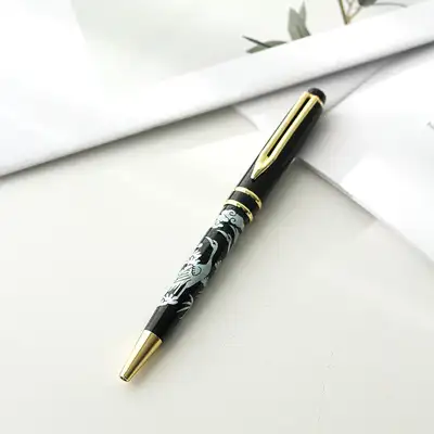Premium Gift Mother-of-Pearl Ballpoint Pen (Cloud and Crane)