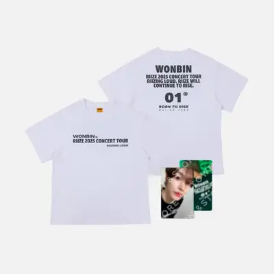 2025 RIIZE CONCERT TOUR [RIIZING LOUD] T-SHIRT SET (WHITE)