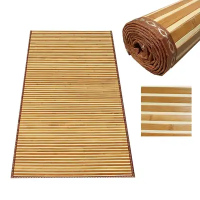 90cm x 180cm 夏用ござ 17mm ツートーン シングルサイズ | ベッド用ござ 夏用マット 多目的ソファマット シングルクーリングシート