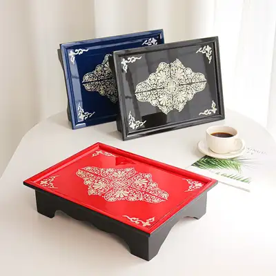 螺钿漆器vivid花纹小贝壳桌(低型)38厘米
