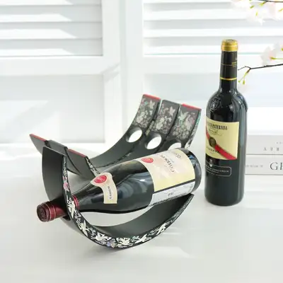 螺钿漆器贝壳红酒架