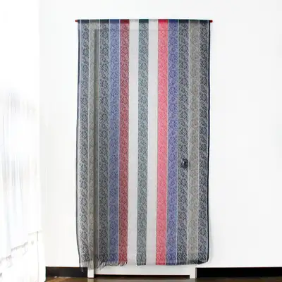 Jacquard Door Curtain (Retro Vintage Interior Entrance Door Curtain Window Drape Long Curtain)