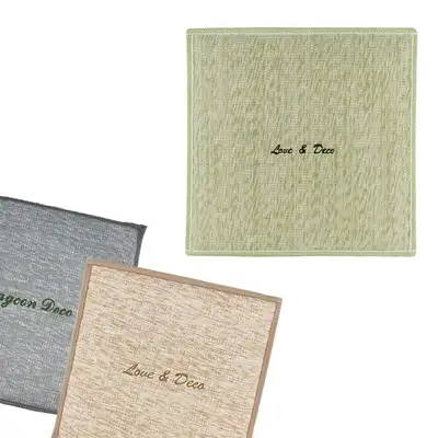 3-Color Deco Embroidery Seat Cushion (Cool Summer Chair Cushion for Office, Student, Restaurant, Vehicle, Forklift)