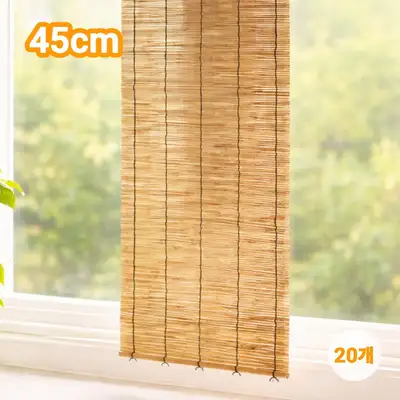 Natural Reed Screen 20 Pieces 45x90 (Balcony Fence Terrace Privacy Screen Bamboo Screen Garden Divider Interior)
