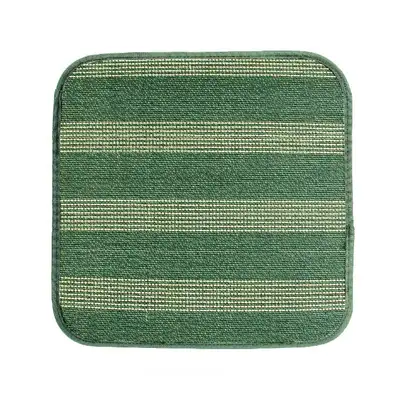 Green Bamboo Seat Cushion (Cool Summer Large Mat for Office, Guest Room, Car, Taxi, Truck, Forklift)