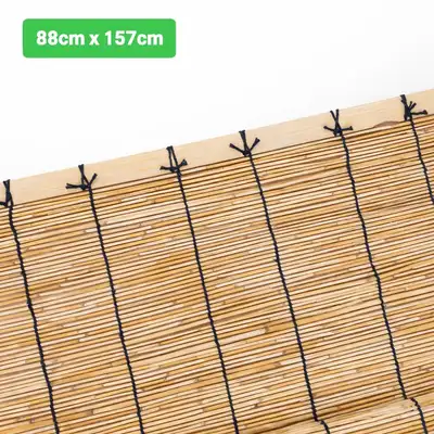 88x157cm Reed Screen | Garden Yard Fence Natural Reed Sun Shade Balcony Privacy Screen Flowerbed Protection Pojangmacha Interior