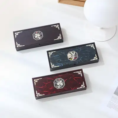 N 螺钿漆器自动贝壳笔盒(八角)