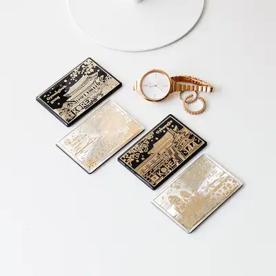 (4 Types) Traditional Metal Magnet Set (Horizontal)
