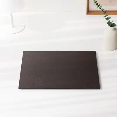 Ramie Square Tray with Lacquer Finish Wood Wooden Tray