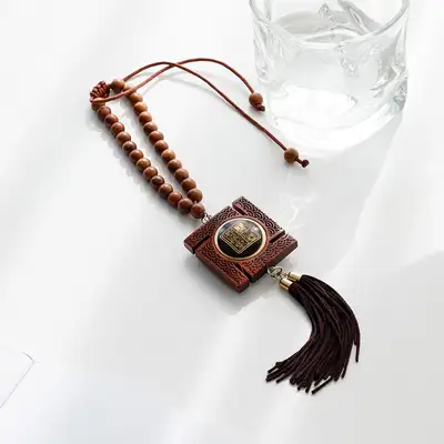 Lacquered Swastika Car Hanging Ornament