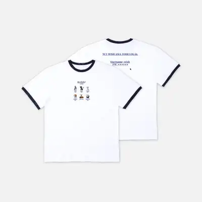 NCT WISH ASIA TOUR 'LOG in' T-SHIRT