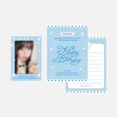 YE-ON ARTIST BIRTHDAY PARTY CARD