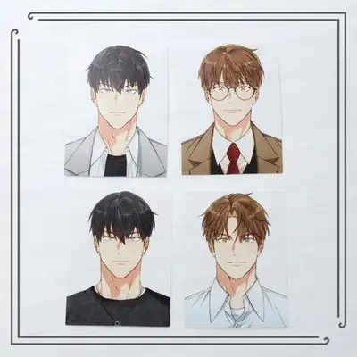 [Protect Your Innocence!] Webtoon Shop Photo Studio Half-Size ID Photo 4 Types / Webtoon ID Photo