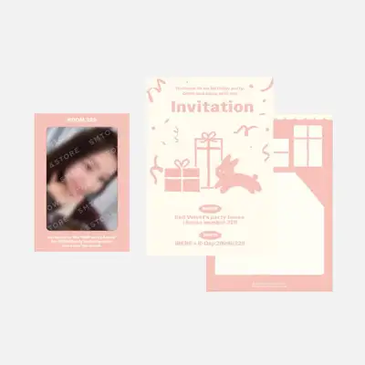 IRENE ARTIST BIRTHDAY PARTY CARD
