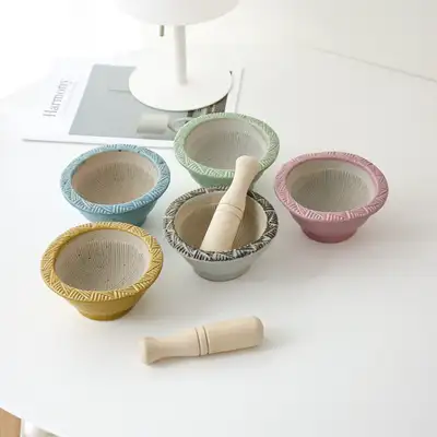 彩色芝麻研钵 迷你研钵