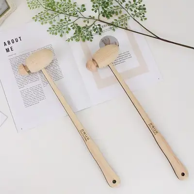天然扁柏木敲击按摩棒T