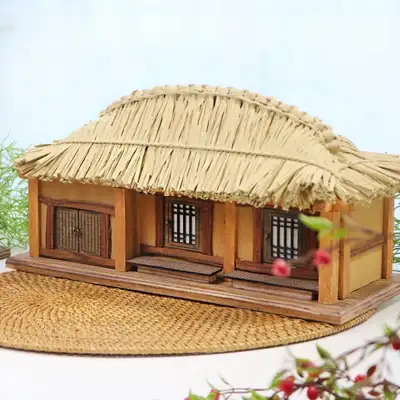 传统草房模型（大）